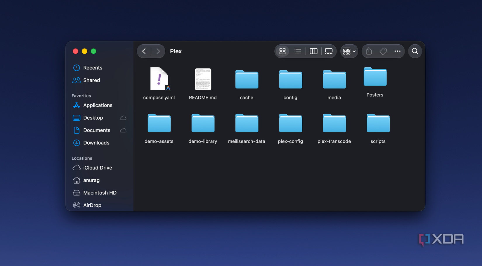 The author's Plex Library