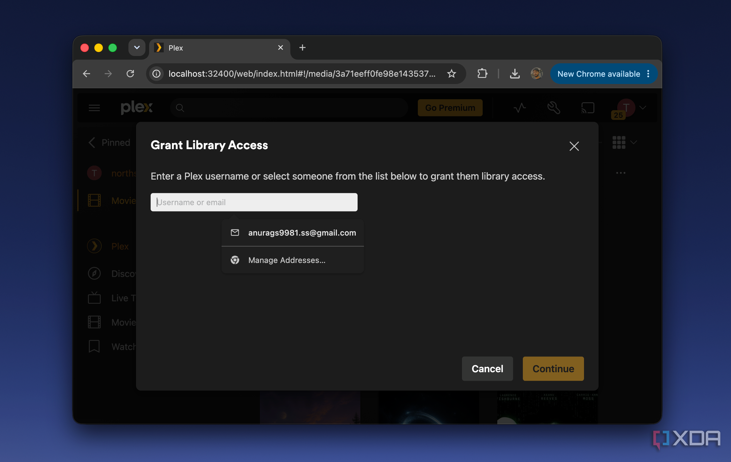 Plex Library access