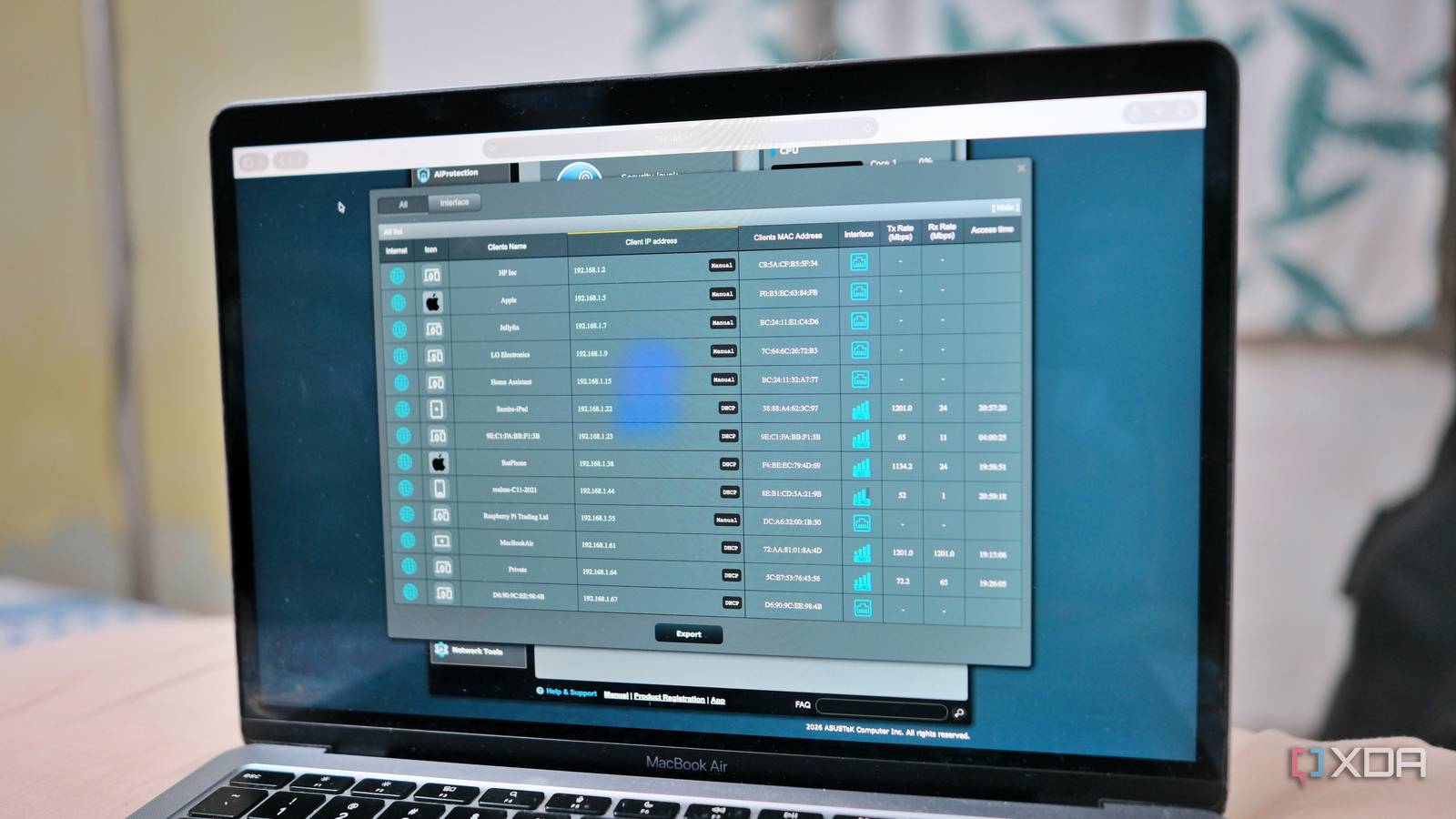 I gave every device in my house a fixed address, and troubleshooting connections became easy