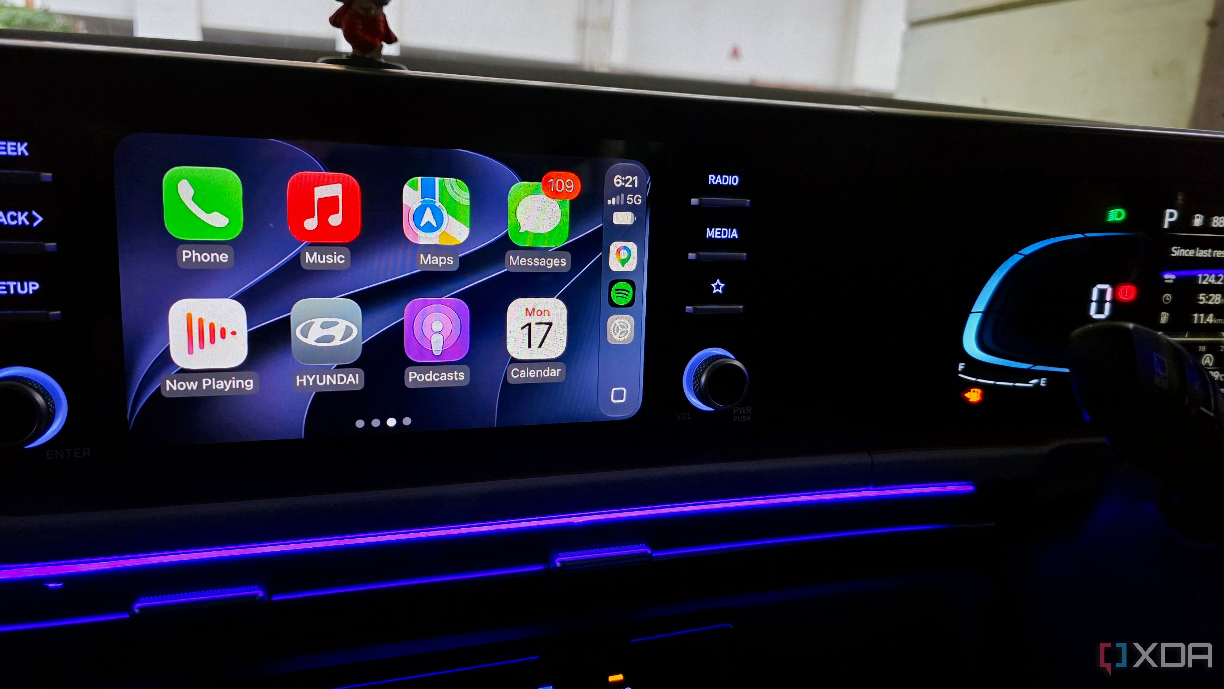 I changed one Apple CarPlay setting and my car's display instantly