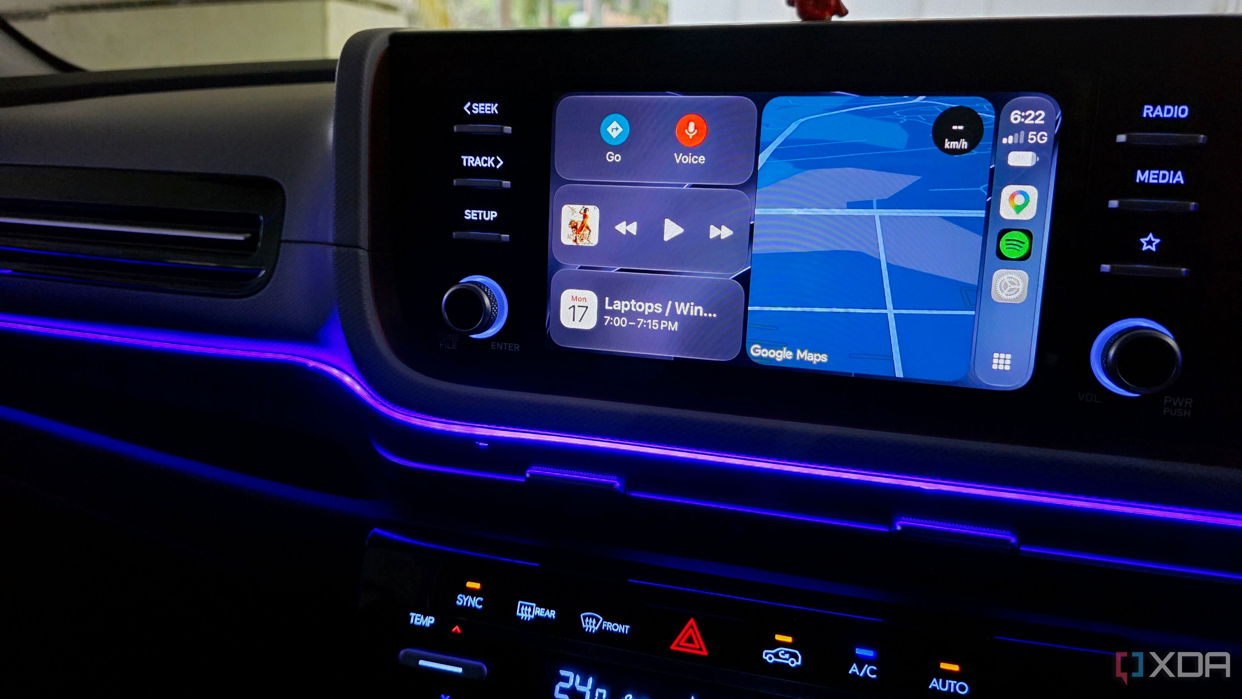 CarPlay dashboard