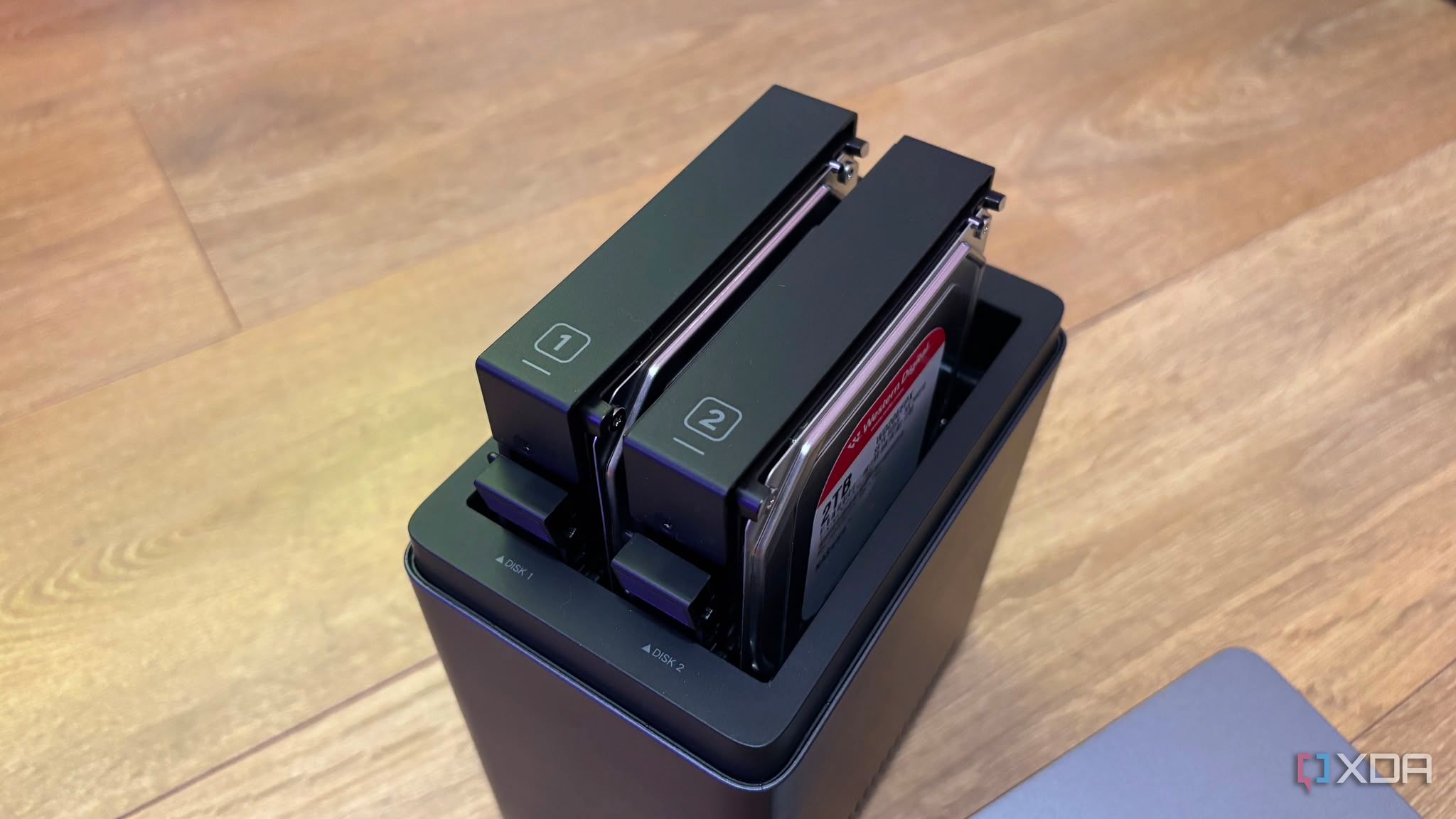 UGREEN NAS DH2300 showing hard drives