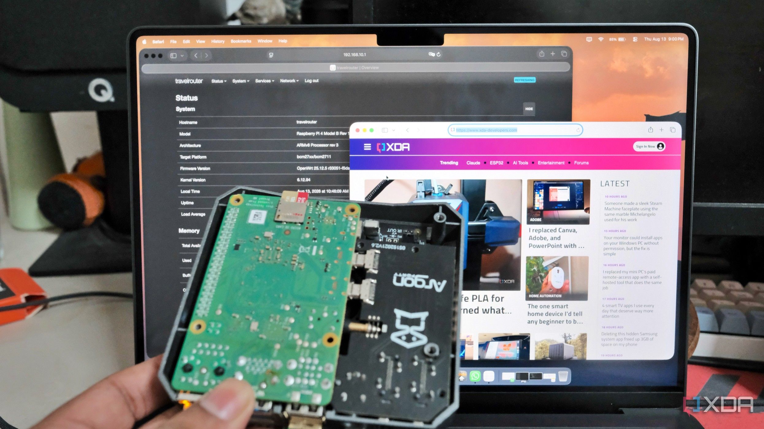 Using Raspberry Pi as a travel router