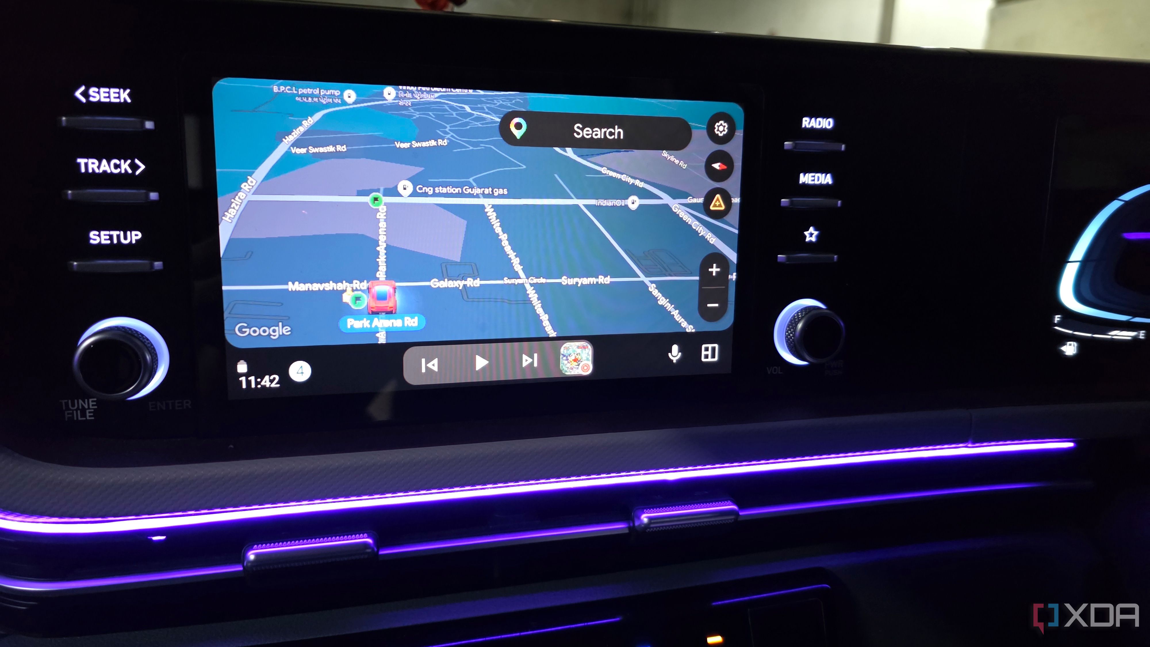 Google Maps on Android Auto