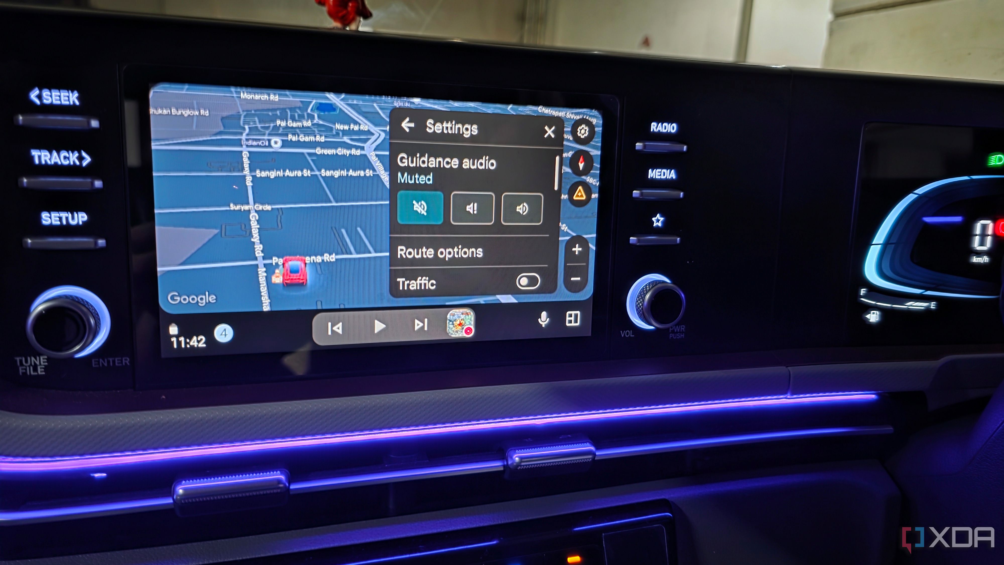 Google Maps settings