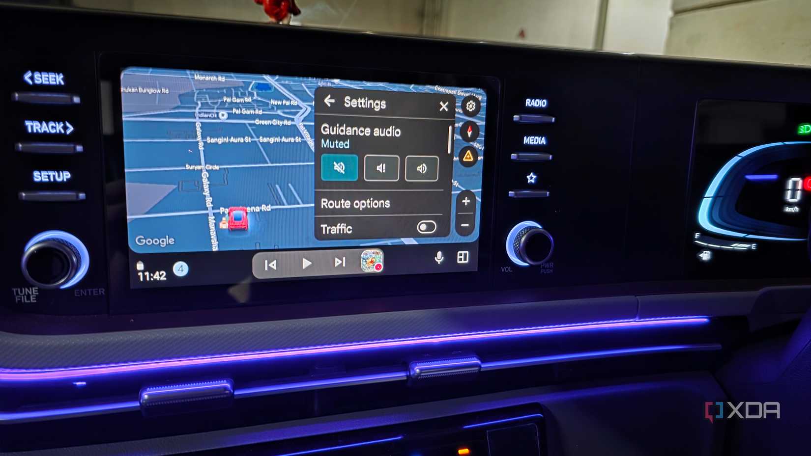 Google Maps settings