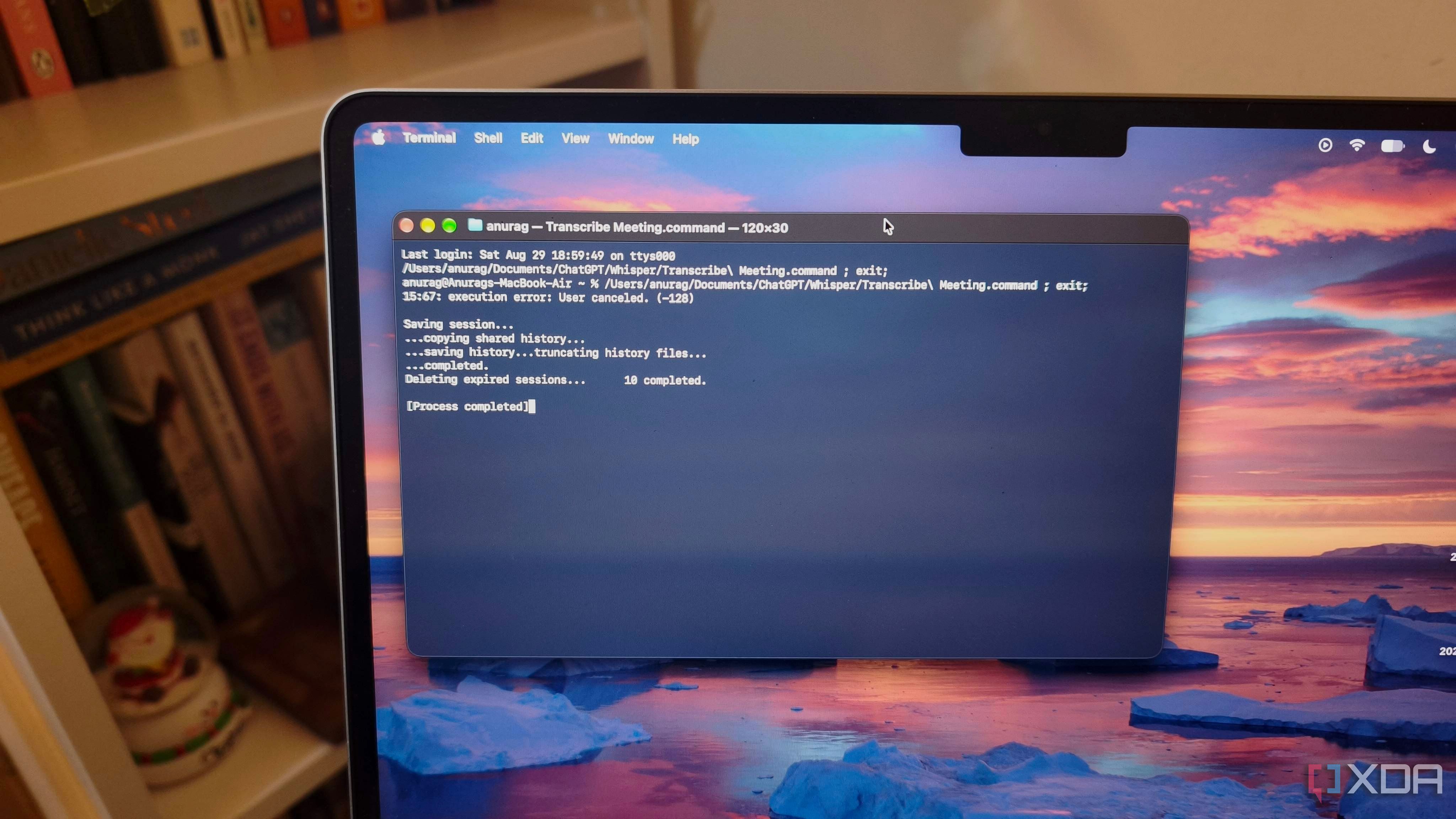 Whisper in terminal