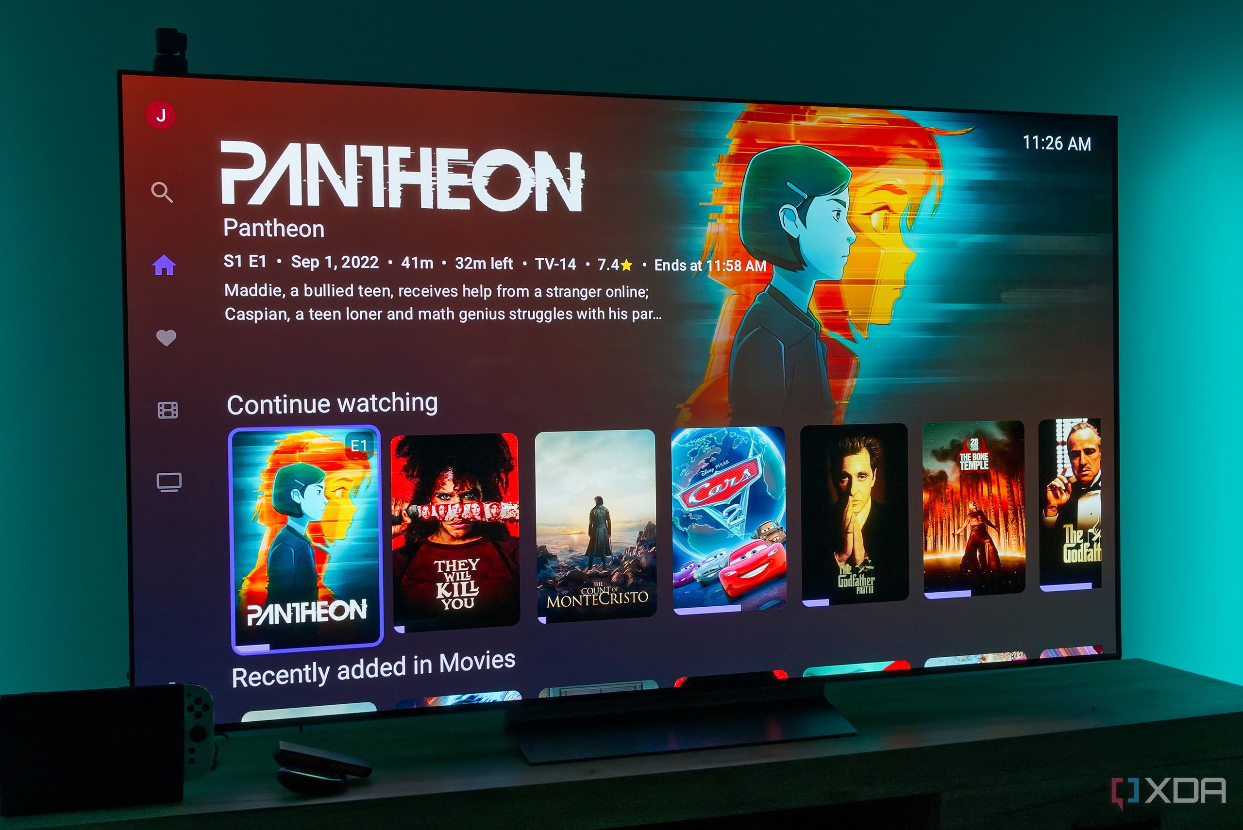 Whophin on a TV