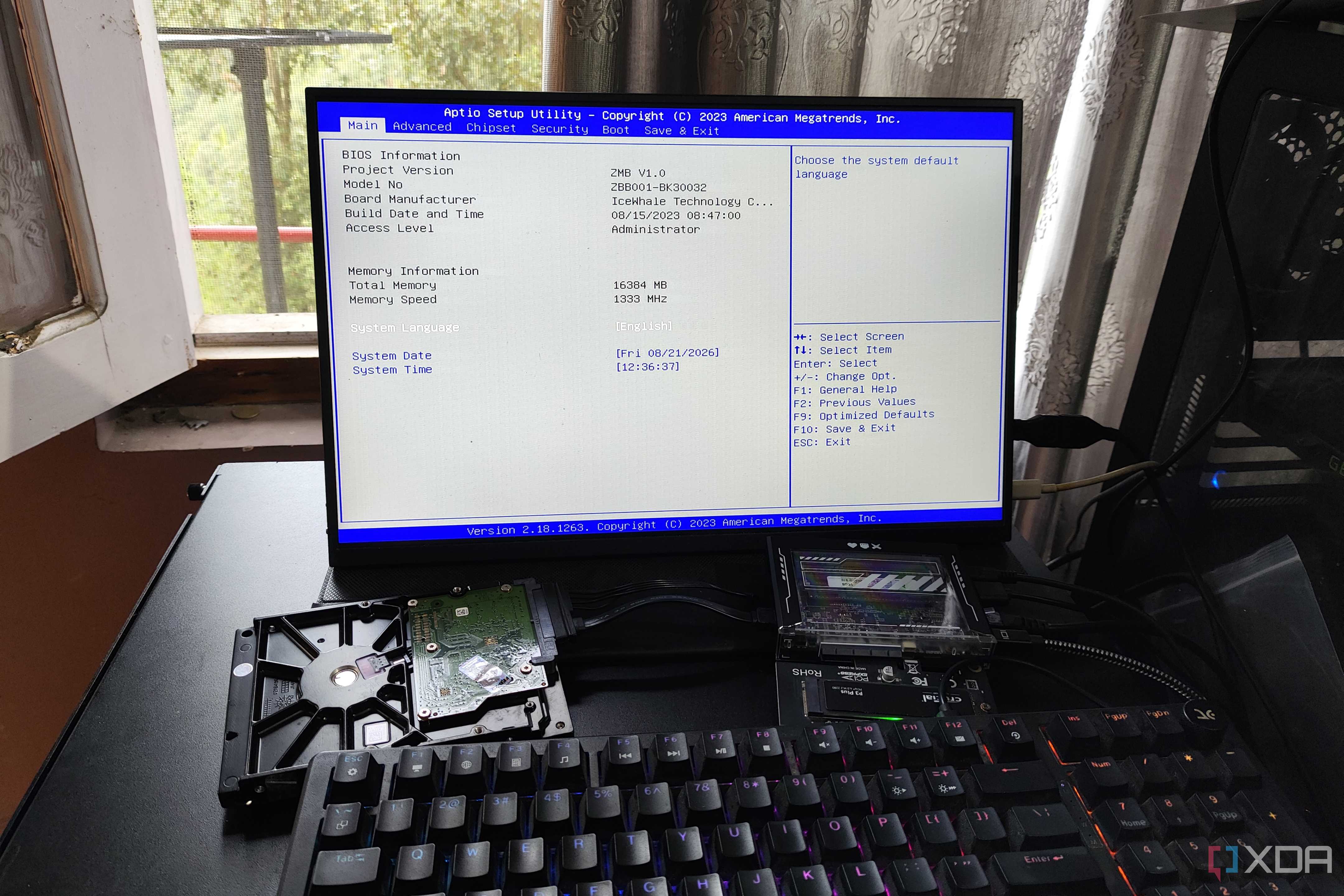 Configuring the ZimaBlade BIOS