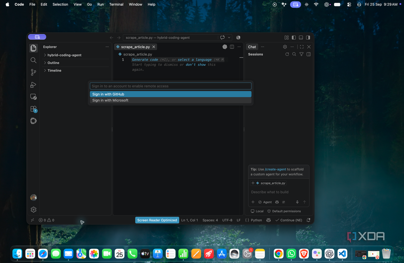 Функция Remote Tunnel Access в VS Code для доступа к рабочим файлам из браузера — иллюстрация 3 к материалу Функция Remote Tunnel Access в VS Code для доступа к рабочим файлам из браузера — иллюстрация 3 к материалу