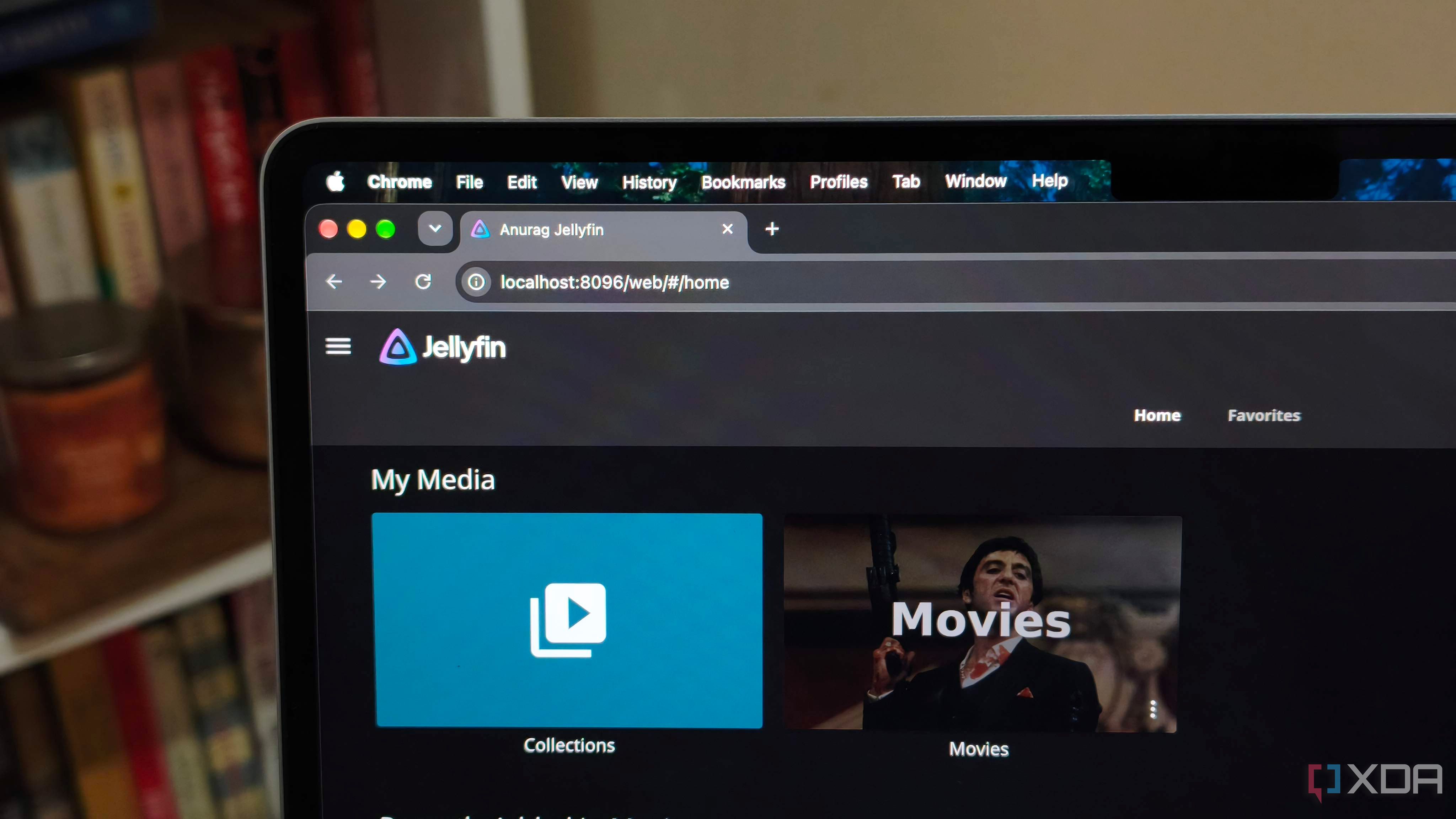 Jellyfin running on Mac. 