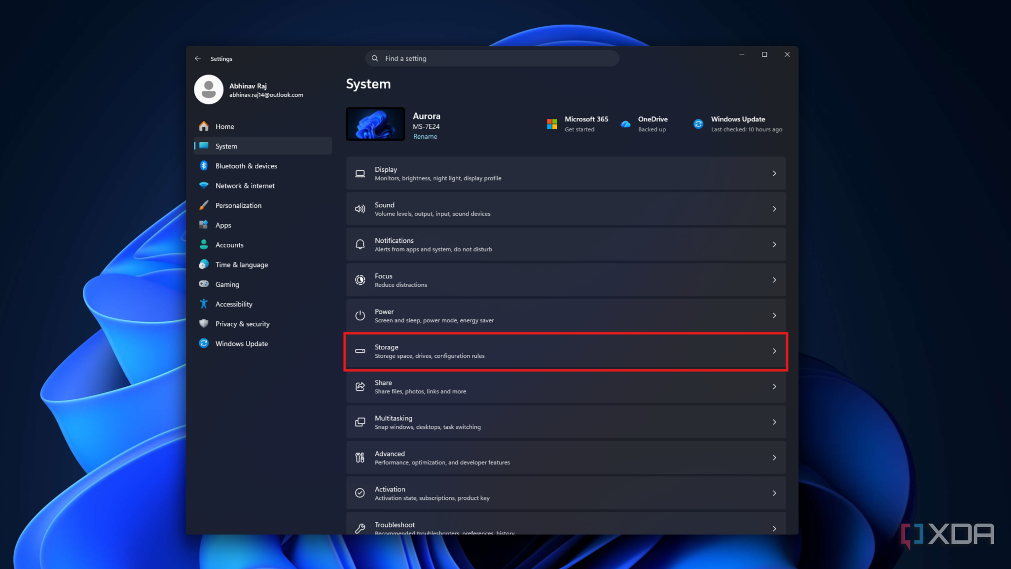Перенос локальной папки облачного сервиса OneDrive на другой диск