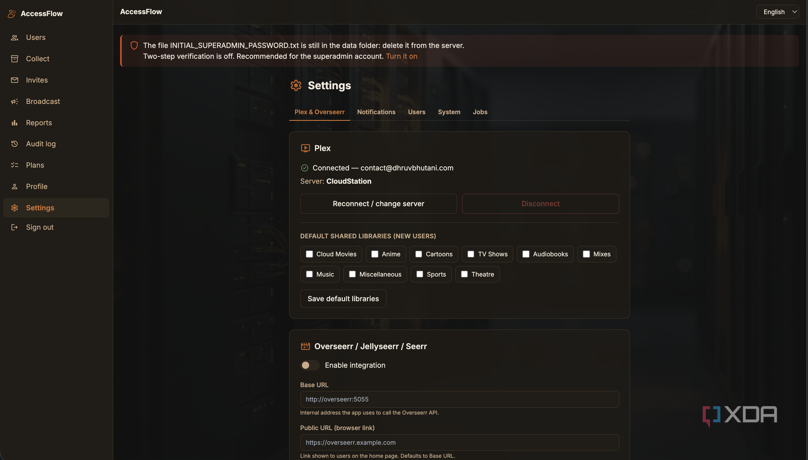 управление пользователями Plex — иллюстрация 2 к материалу