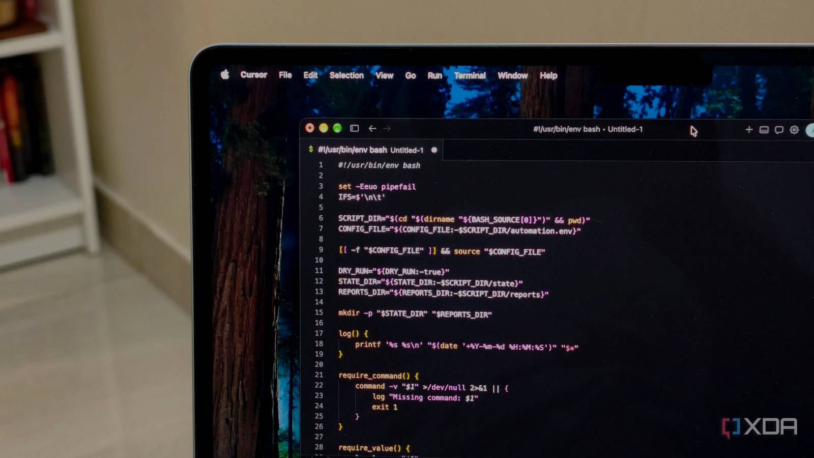 A shell script automated half my week, and I'm too afraid to change it