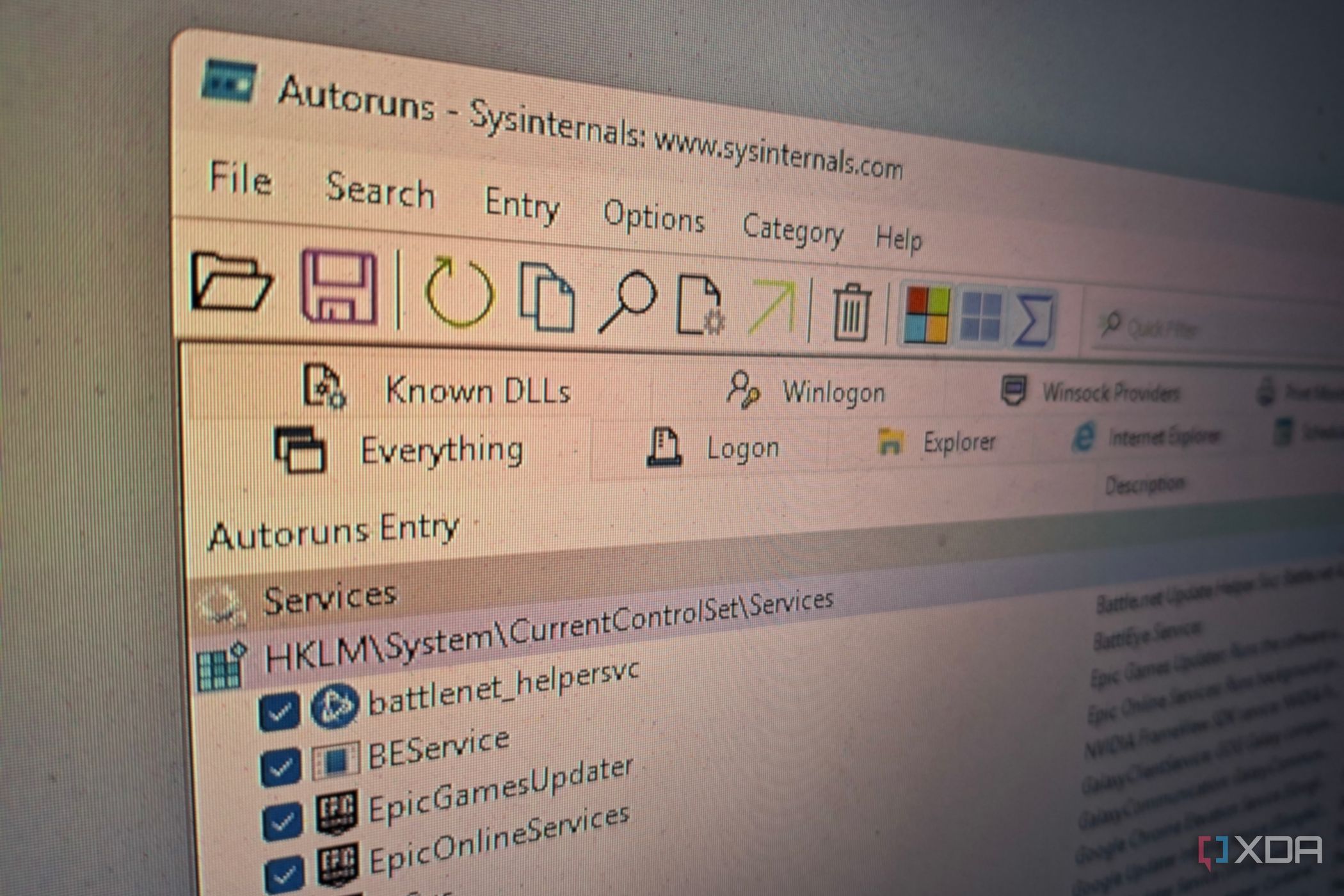 I ran Autoruns on my Windows PC and discovered startup services I'd completely forgotten about
