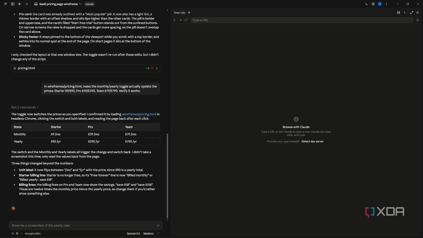 Settings panel in Claude Code GUI Панель настроек и параметров в графическом интерфейсе