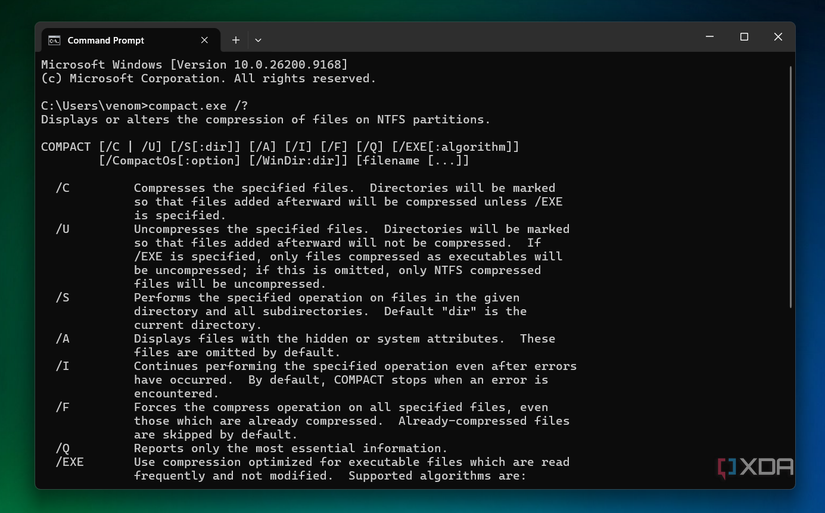 I paid $6 for game compression before discovering Windows' hidden command-line tool