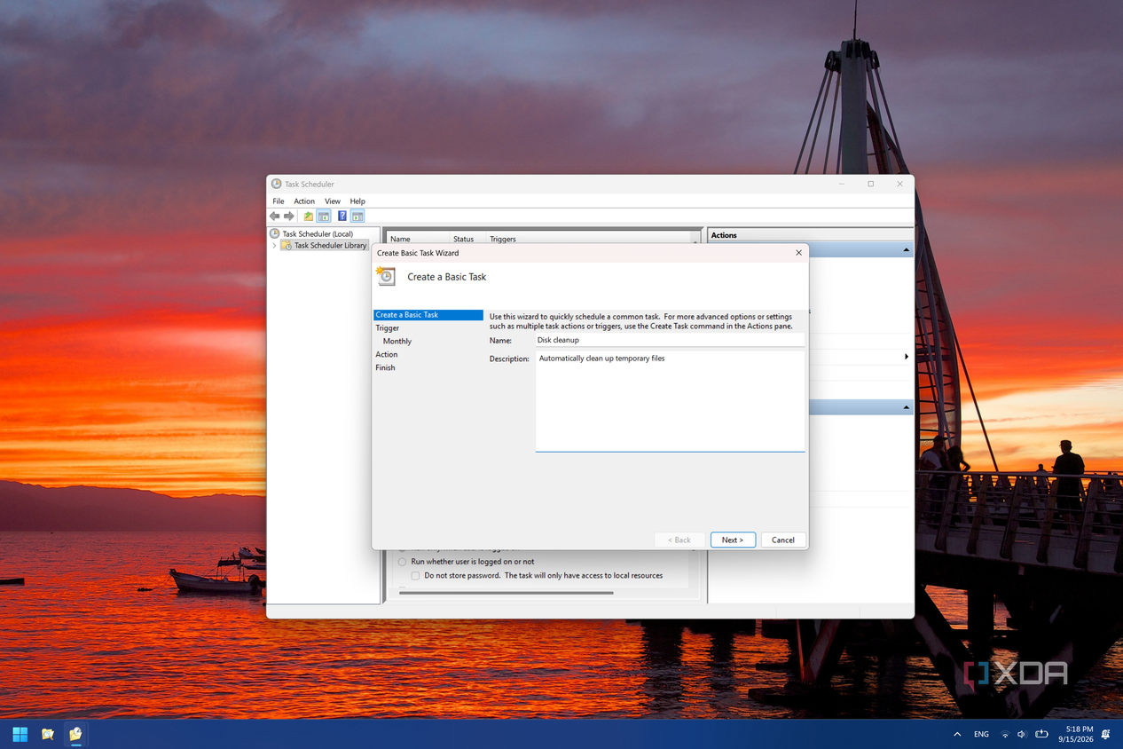 Автоматизация обслуживания Windows 11 через «Планировщик заданий» Интерфейс Планировщика заданий в Windows 11