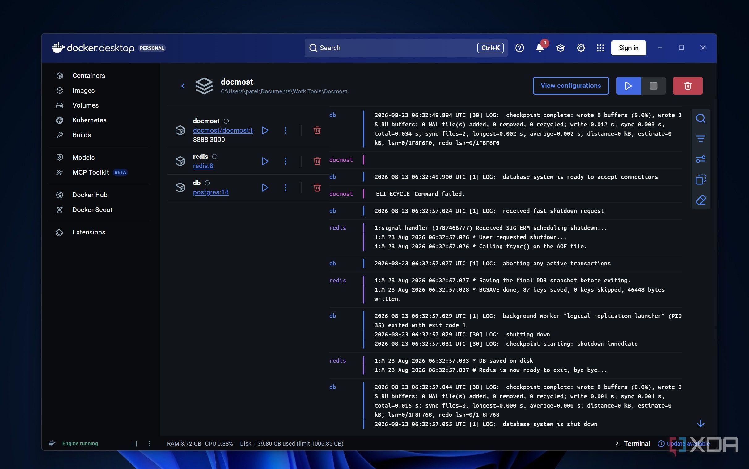 настройка Docker Compose — иллюстрация 3 к материалу