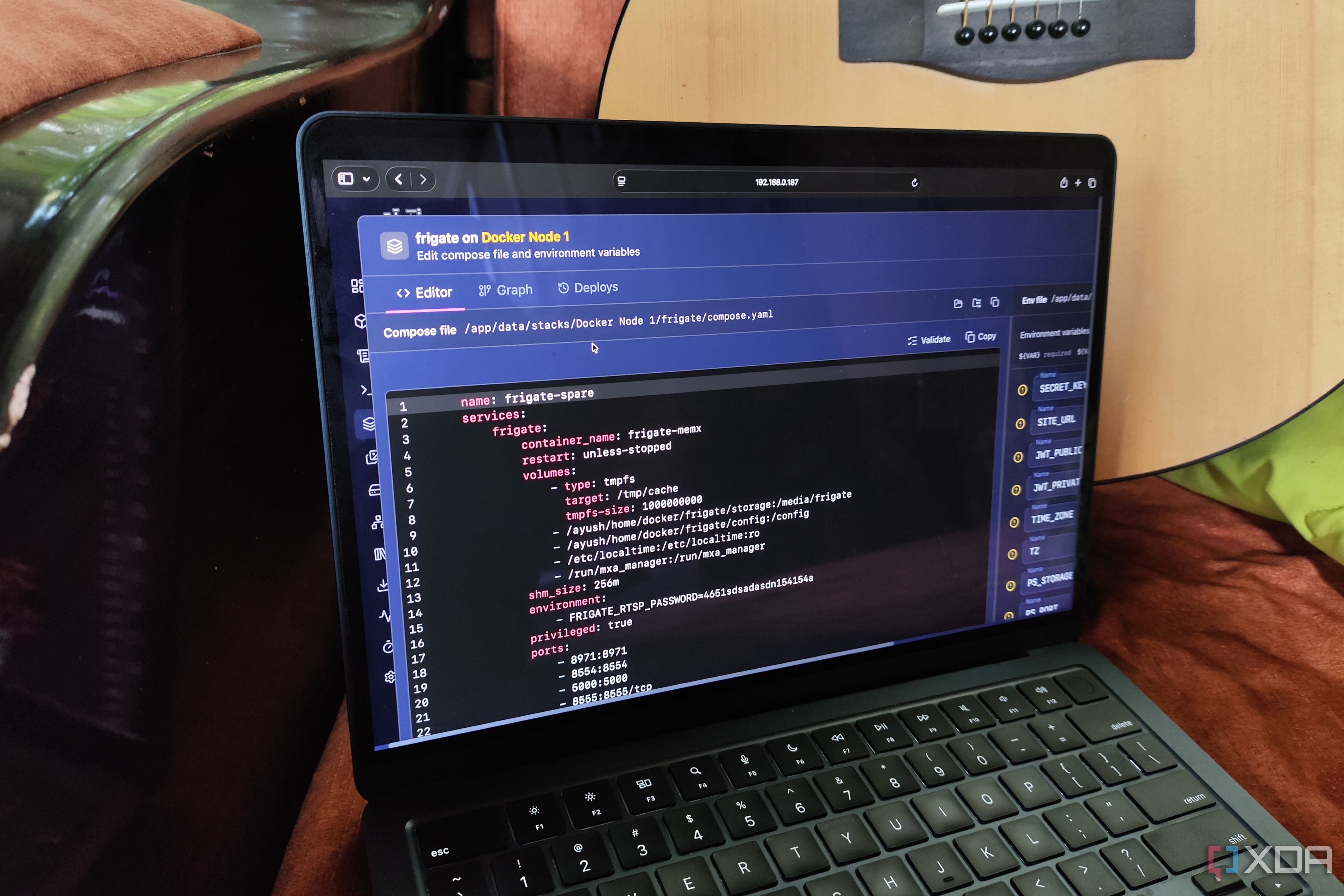 Accessing a Compose stack on Dockhand
