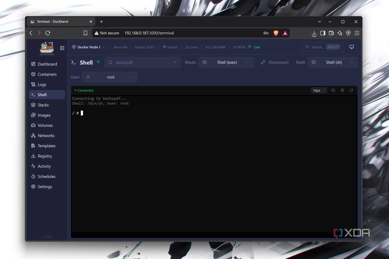 Docker контейнеры для восстановления сервера — иллюстрация 6 к материалу Docker контейнеры для восстановления сервера — иллюстрация 6 к материалу