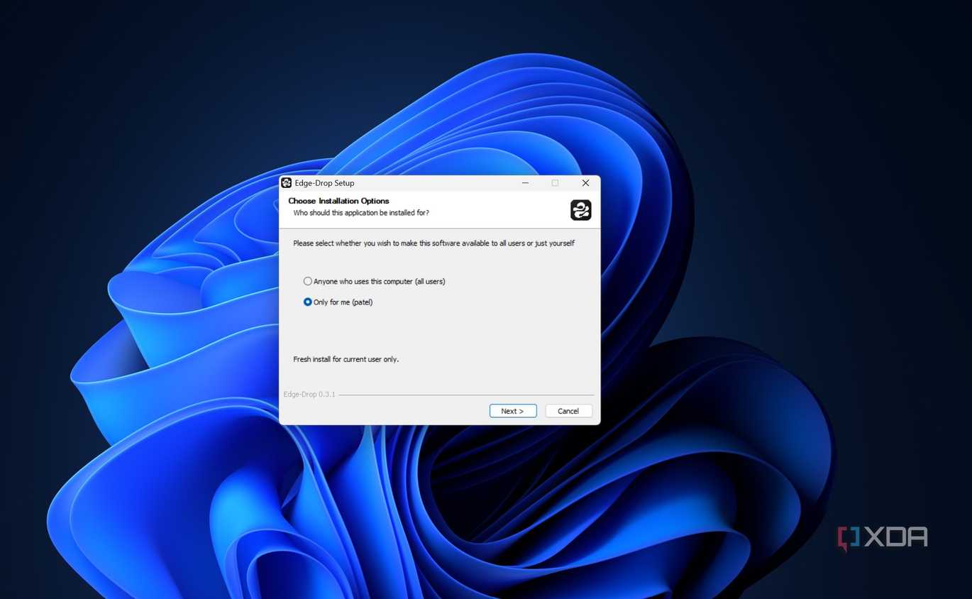 Как утилита Edge Drop упрощает работу с буфером обмена в Windows Панель Edge Drop с коллекцией скопированных элементов в Windows