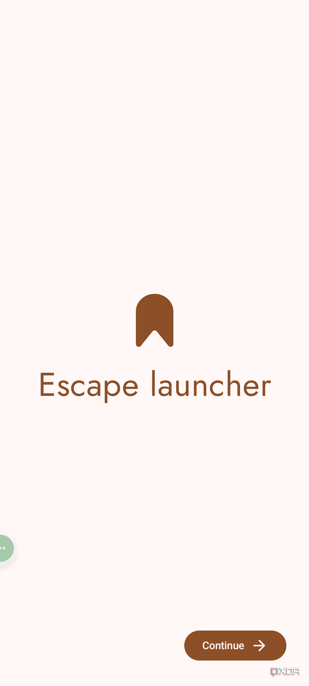 Escape launcher is an open-source Android launcher