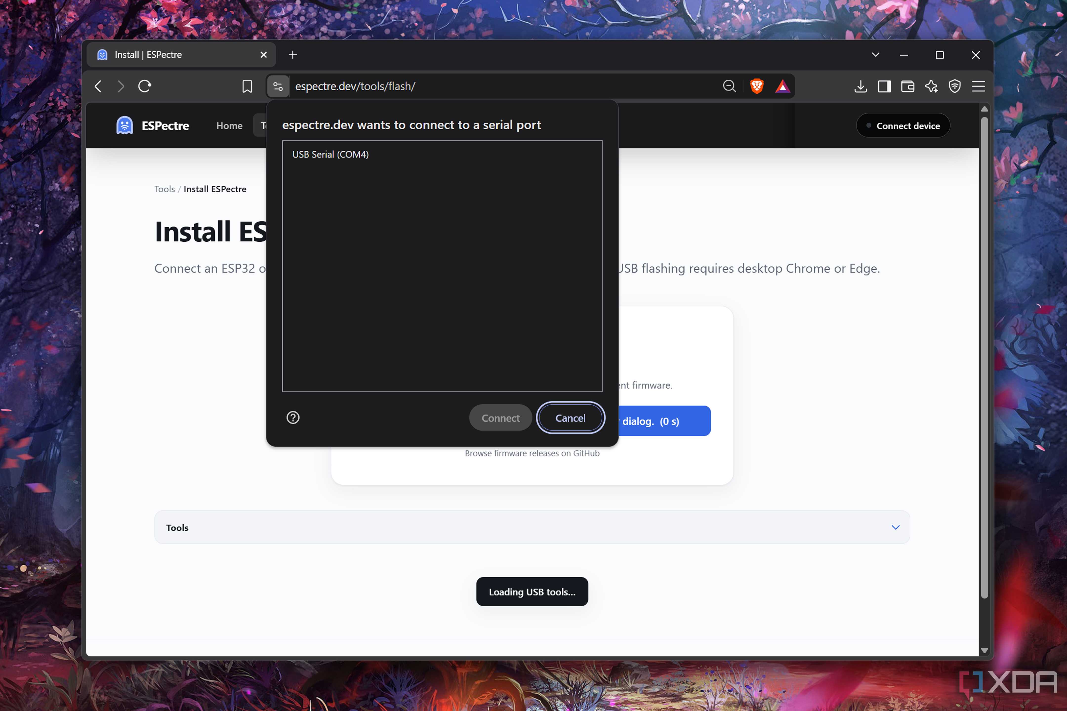 Connecting ESP32 to ESPectre's web UI