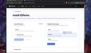 Choosing the firmware type for ESPectre