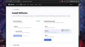 Choosing the firmware type for ESPectre