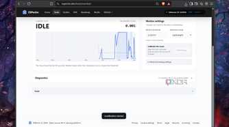 Changing the motion detection setting for ESPectre