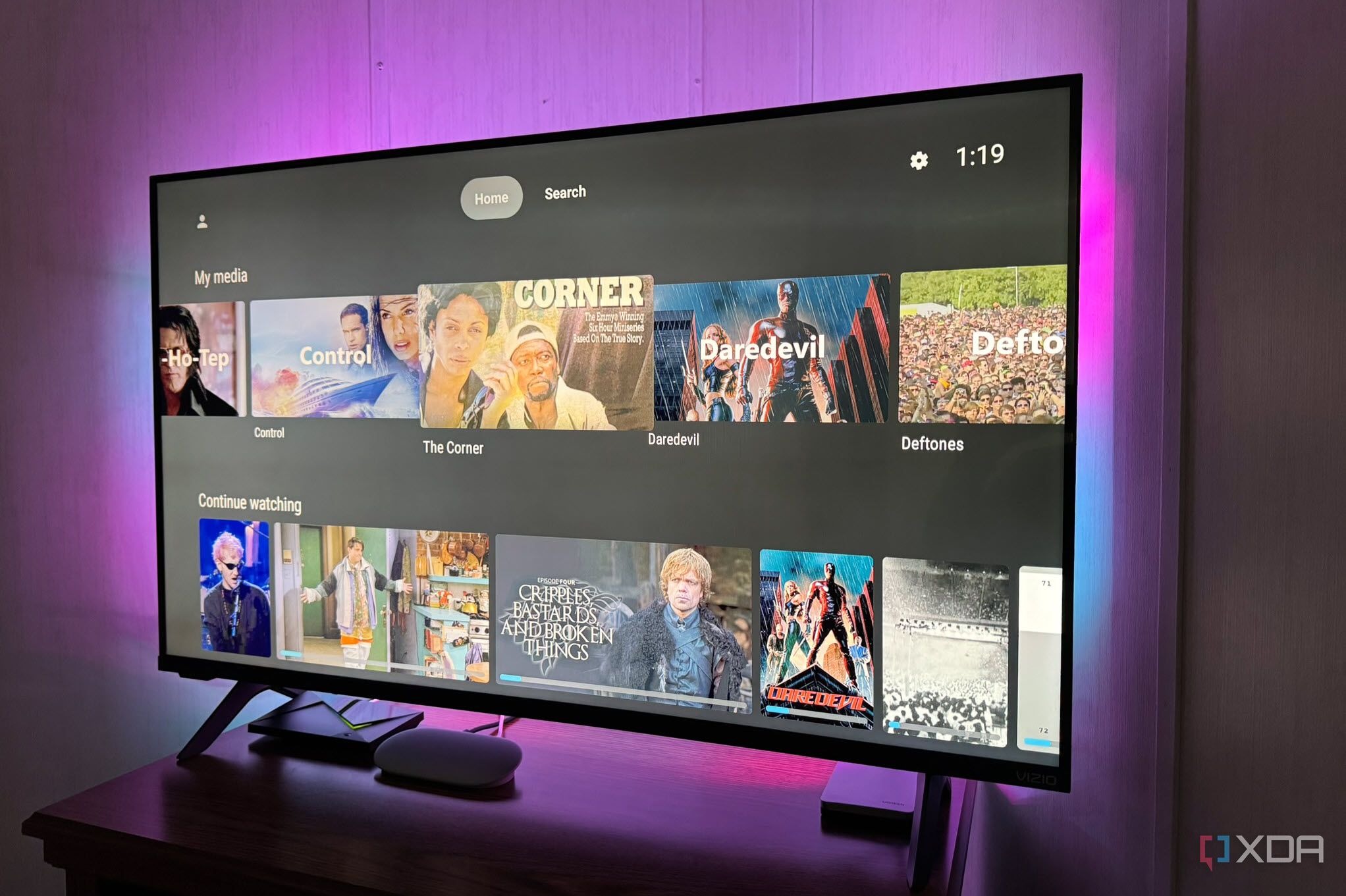 Feat Jellyfin Server Movies and shows menu TV