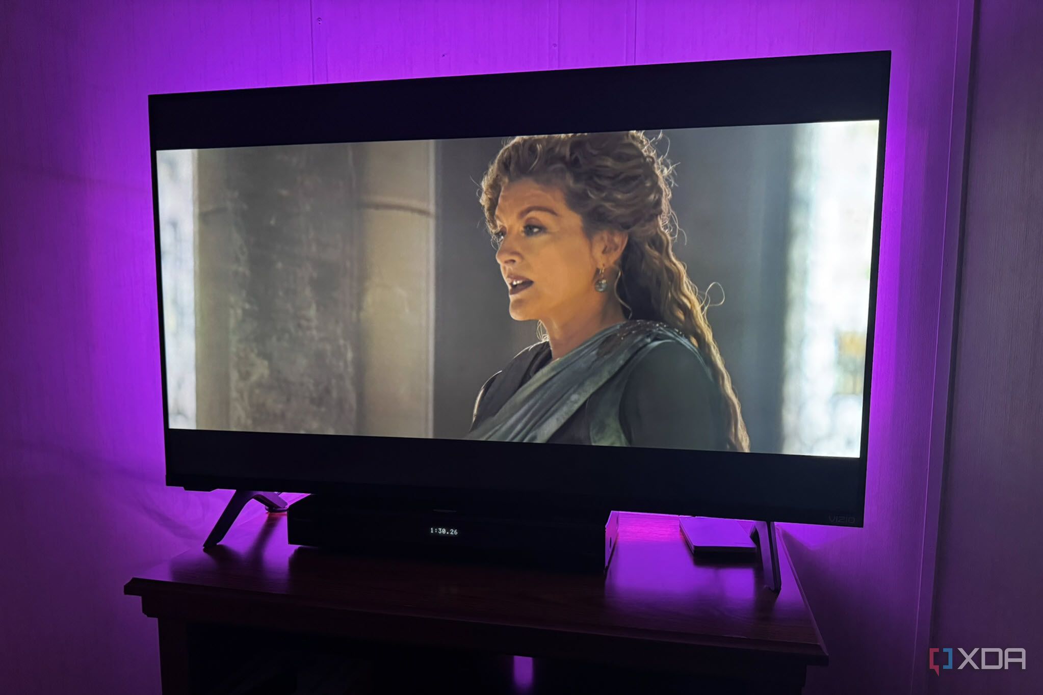 Avengers Blu-ray Playing on TV