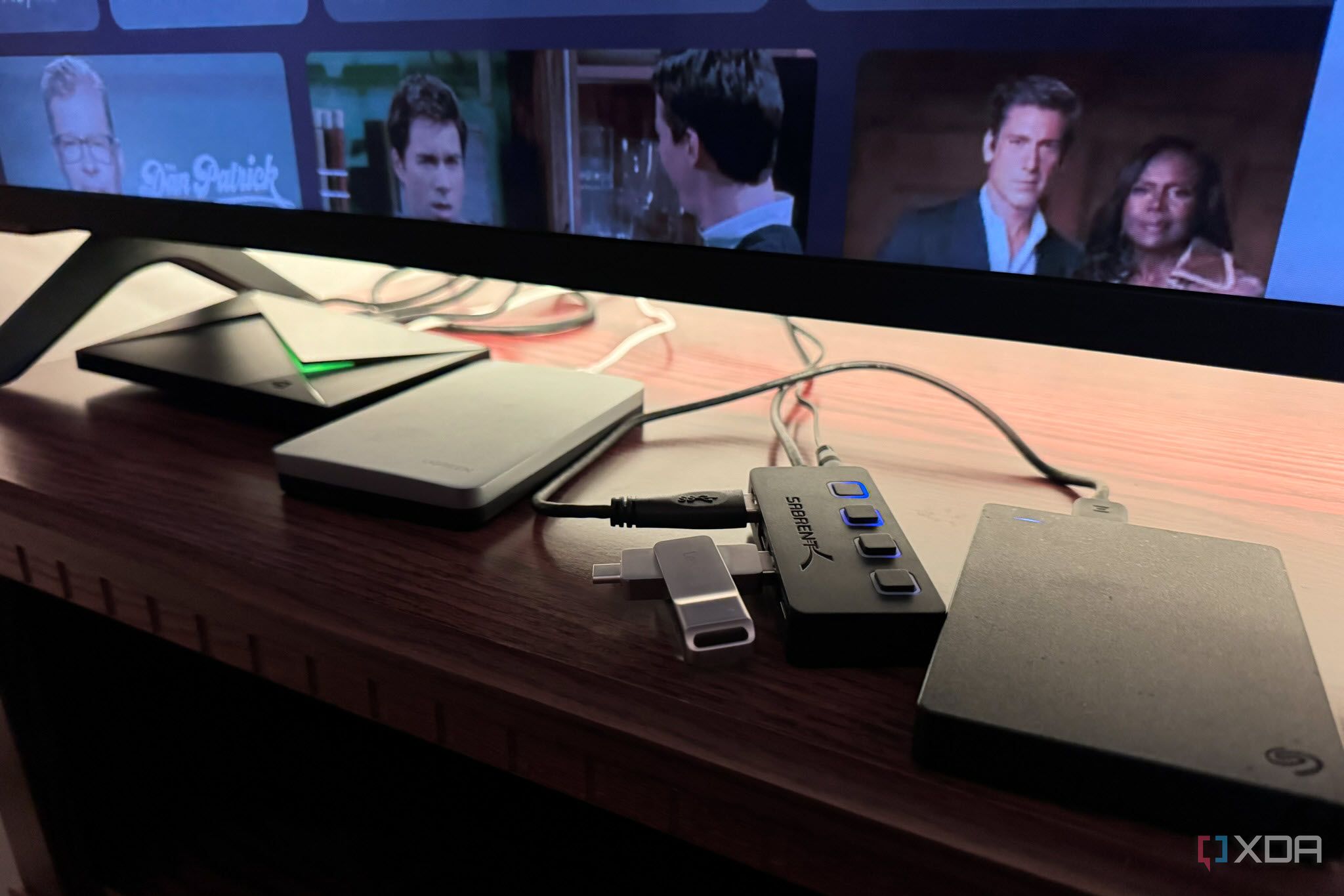 Nvidia Shield USB Hub Connected Drives