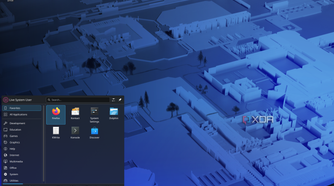 Screenshot of Fedora KDE shwoing the default app launcher