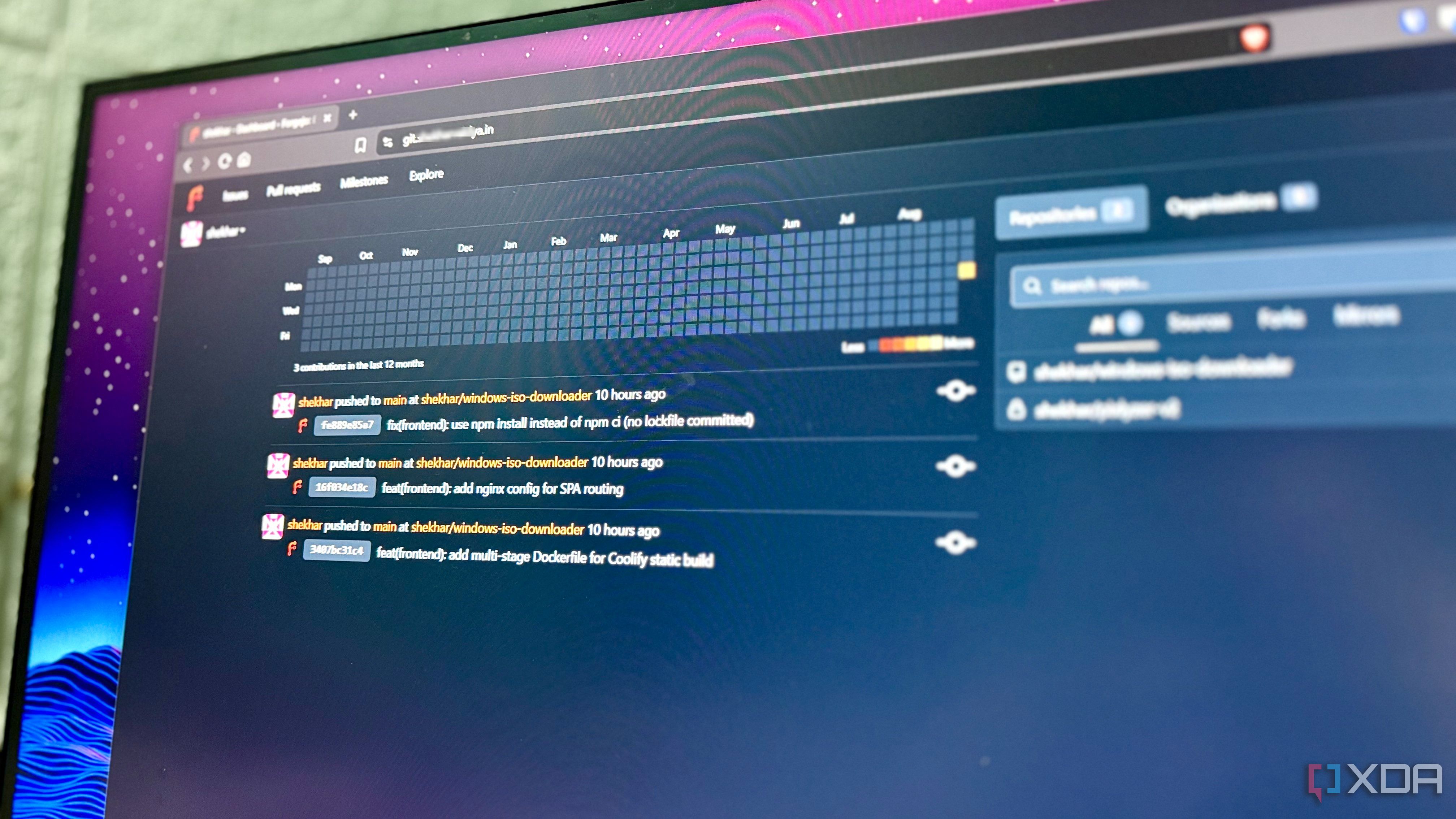 Side Projects Move From GitHub to Forgejo