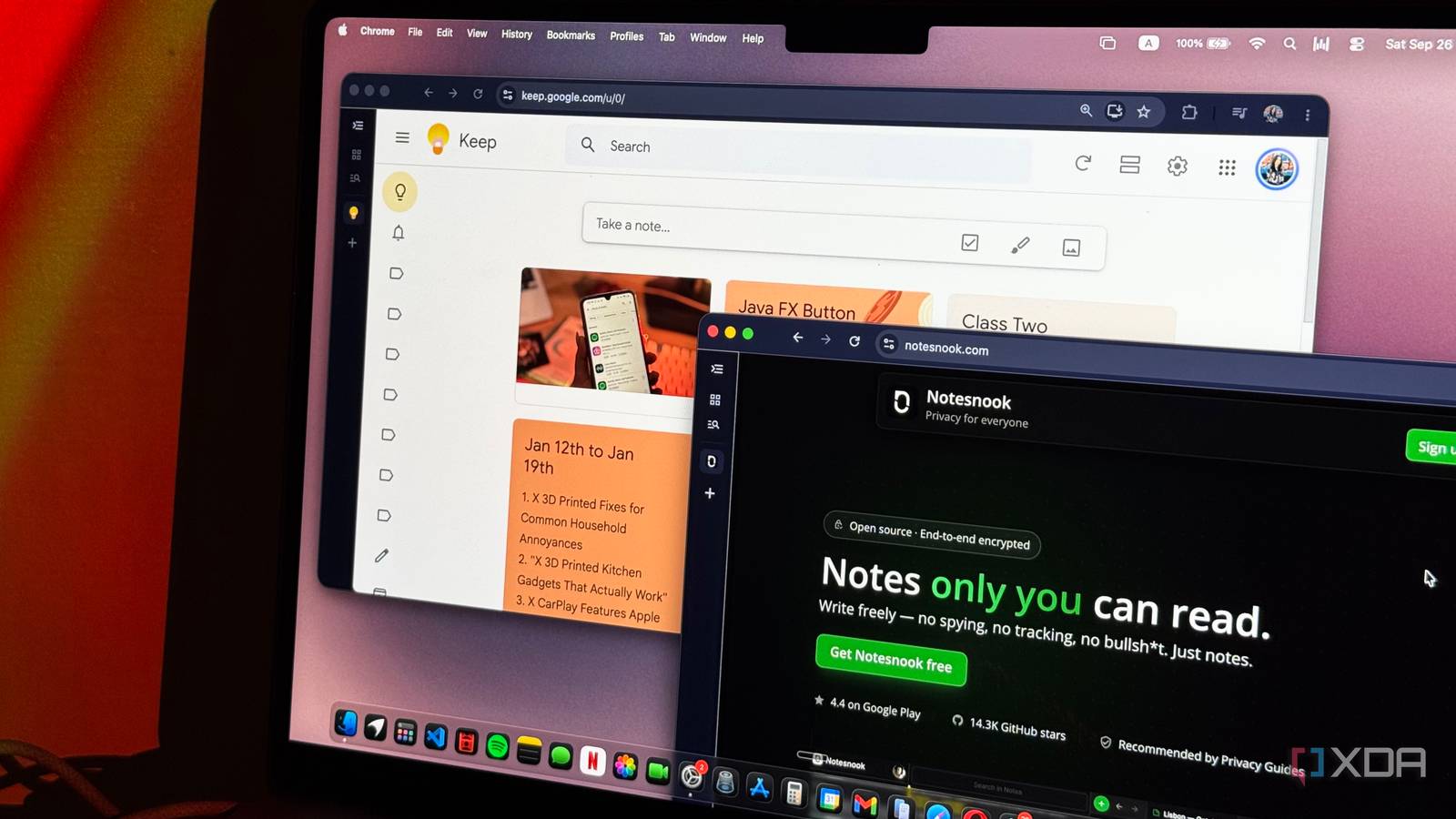Ich habe Google Keep durch eine Open-Source-Notiz-App ersetzt und wünschte ...
