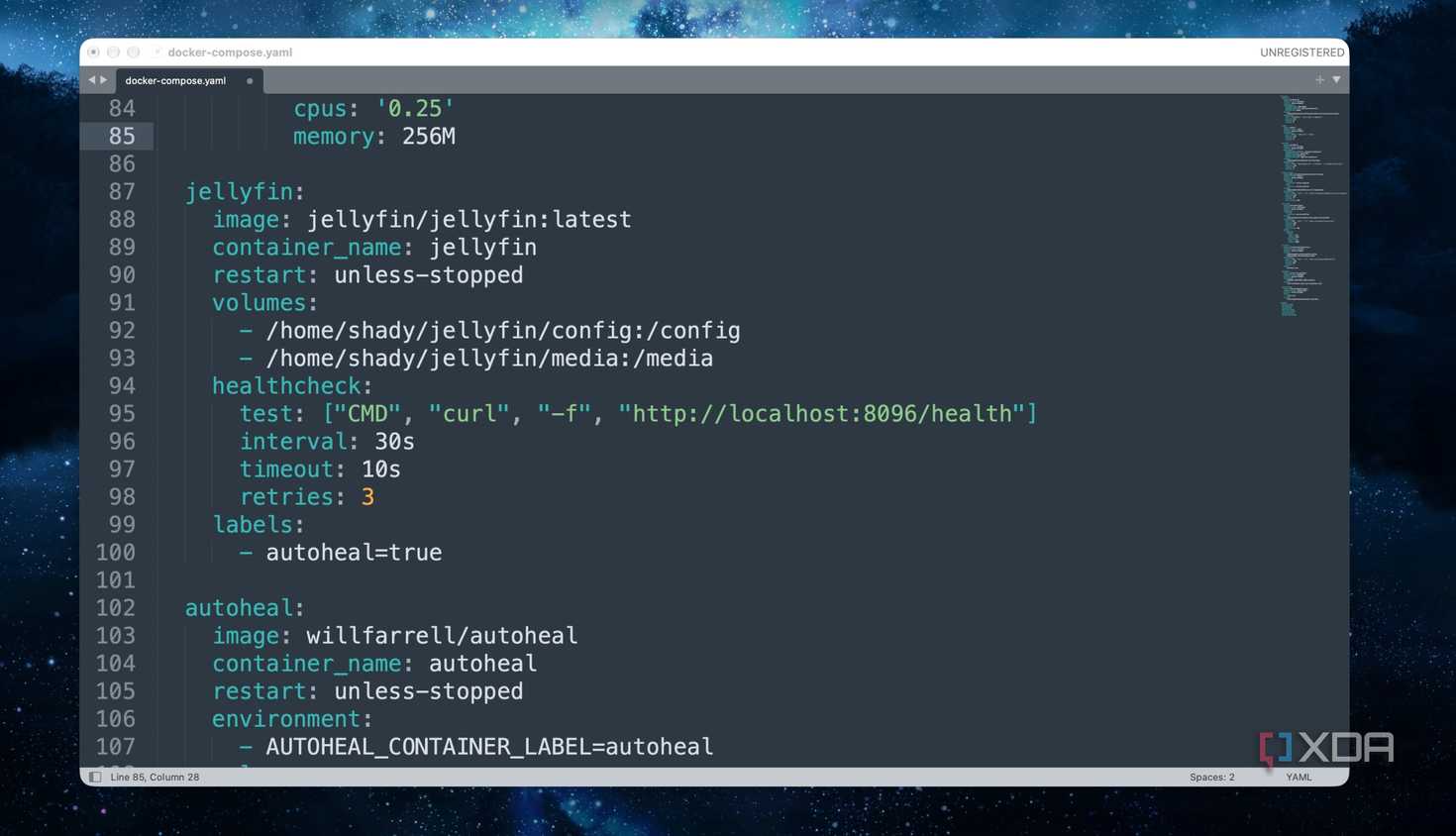 Почему использование тега latest в Docker-контейнерах может привести к сбоям Добавление тега latest для образа Jellyfin в файле Compose