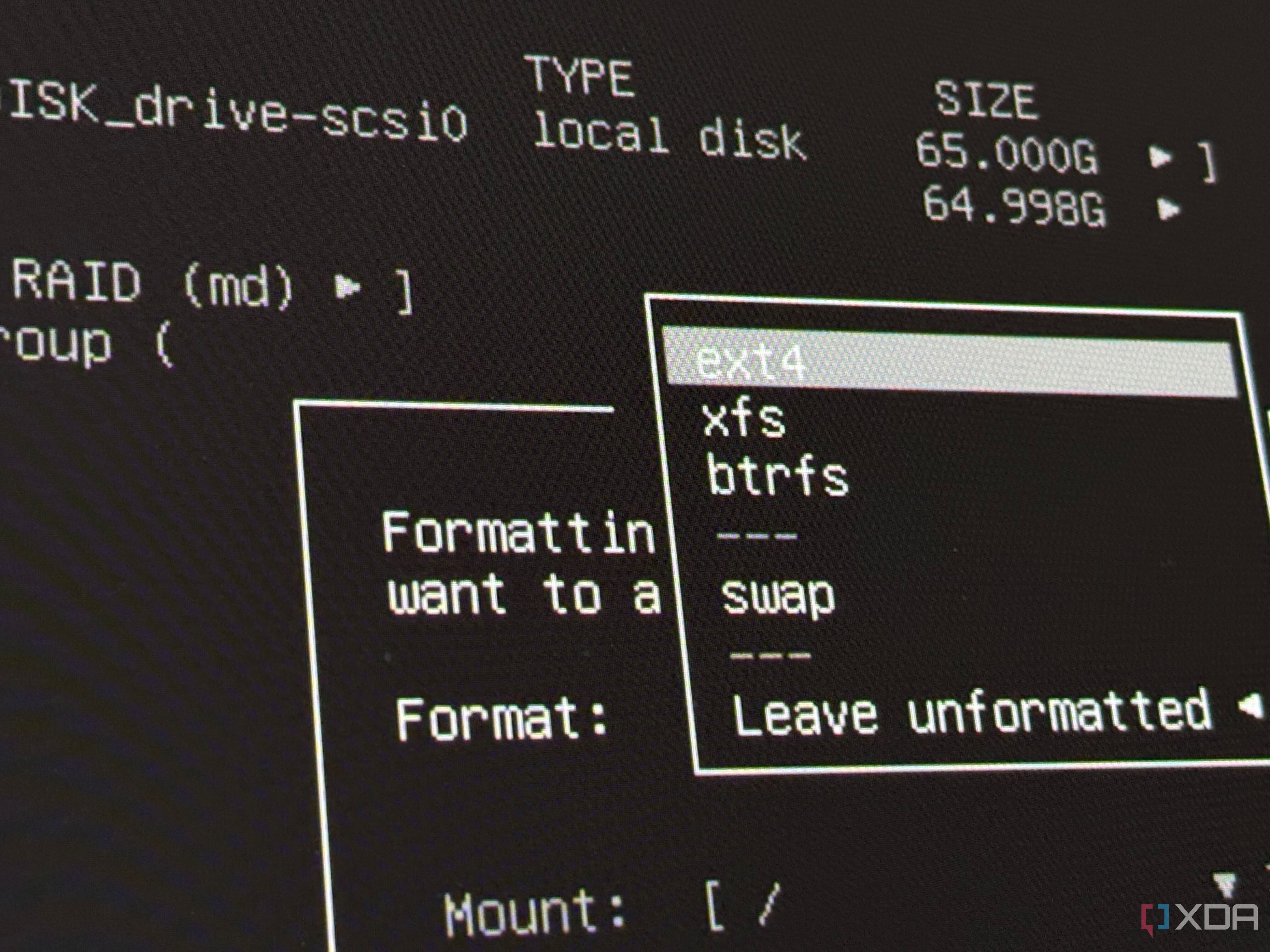 Command frees 100GB reserved on Linux ext4 drive