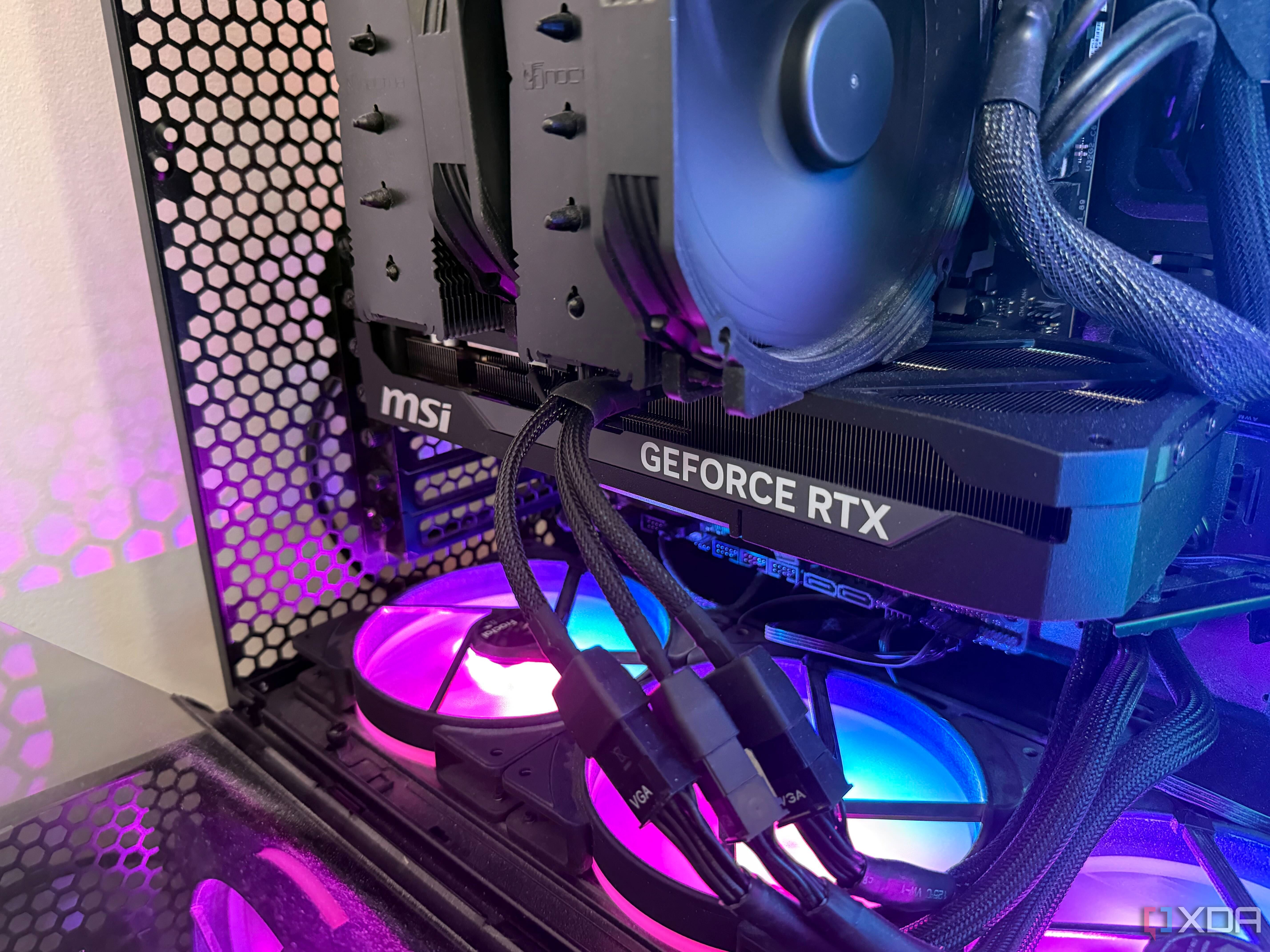 rtx-5080 installed in a PC