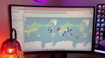 Immich map feature on screen