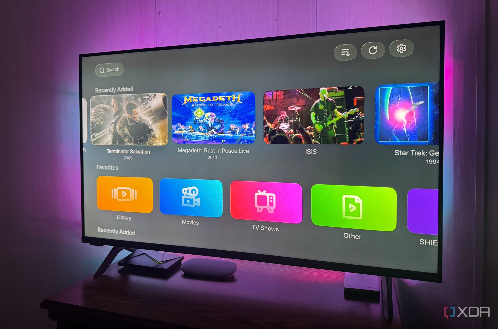 Infuse Running on Apple TV
