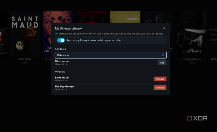 Как ограничить доступ к медиаконтенту в Jellyfin с помощью плагина JellyPrivateLibraries — иллюстрация 4 к материалу Как ограничить доступ к медиаконтенту в Jellyfin с помощью плагина JellyPrivateLibraries — иллюстрация 4 к материалу