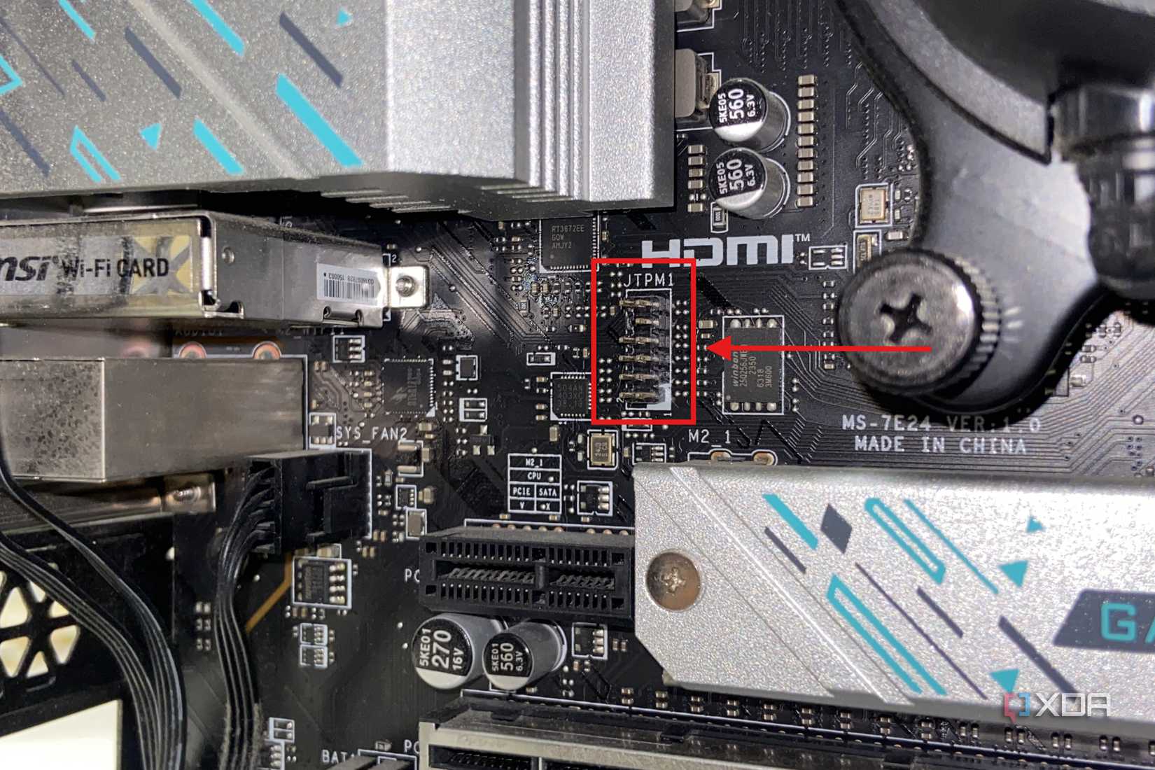 JTPM1 на материнських платах MSI.