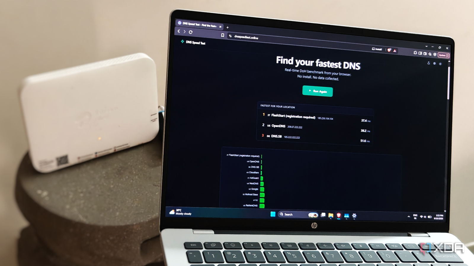 My router's default DNS was the slowest part of my connection, and I only found out by testing it