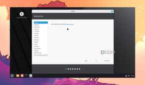 screenshot of linux mint installation