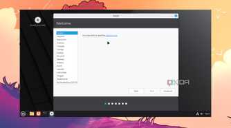 screenshot of linux mint installation