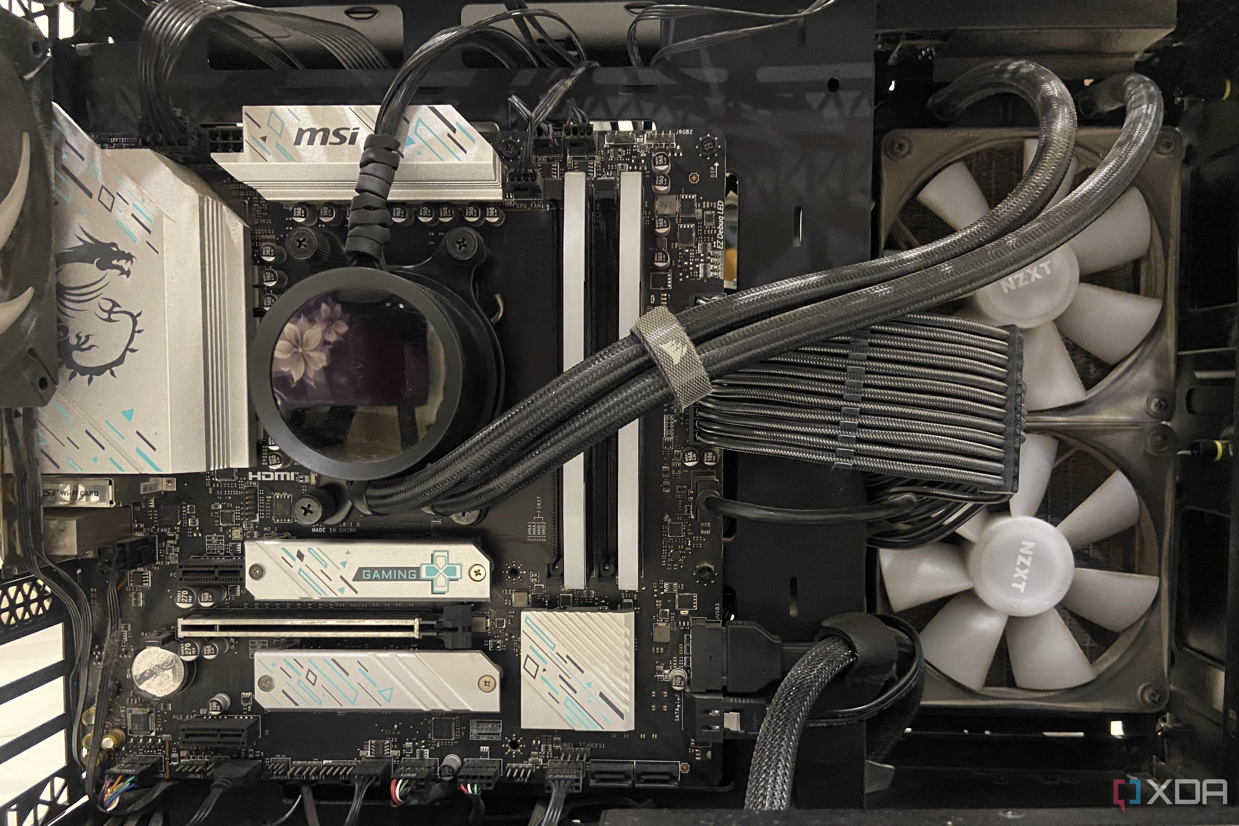 An MSI Motherboard.