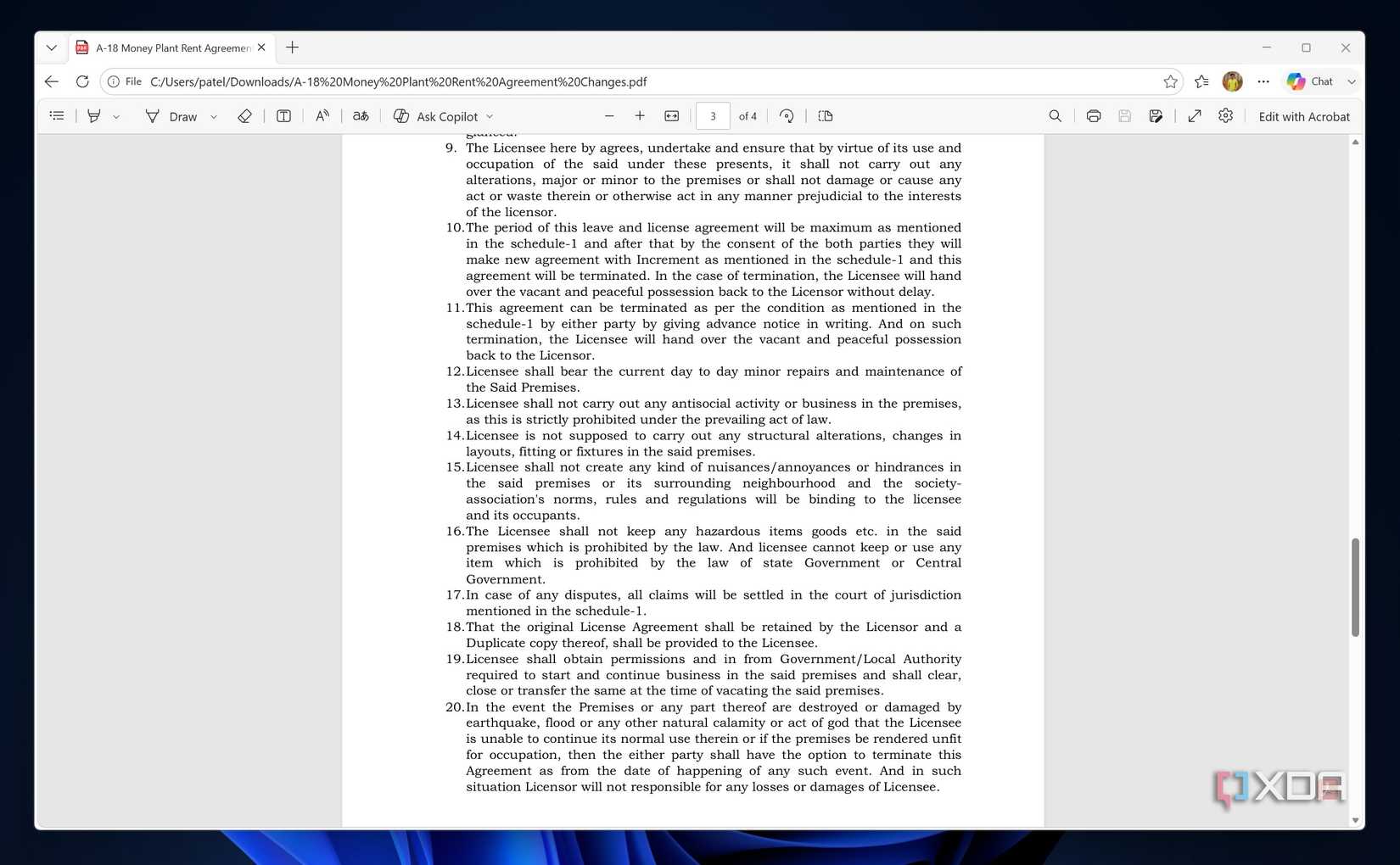 Как я отказался от платной подписки на PDF-редактор в пользу браузера интерфейс Microsoft Edge с открытым PDF-файлом