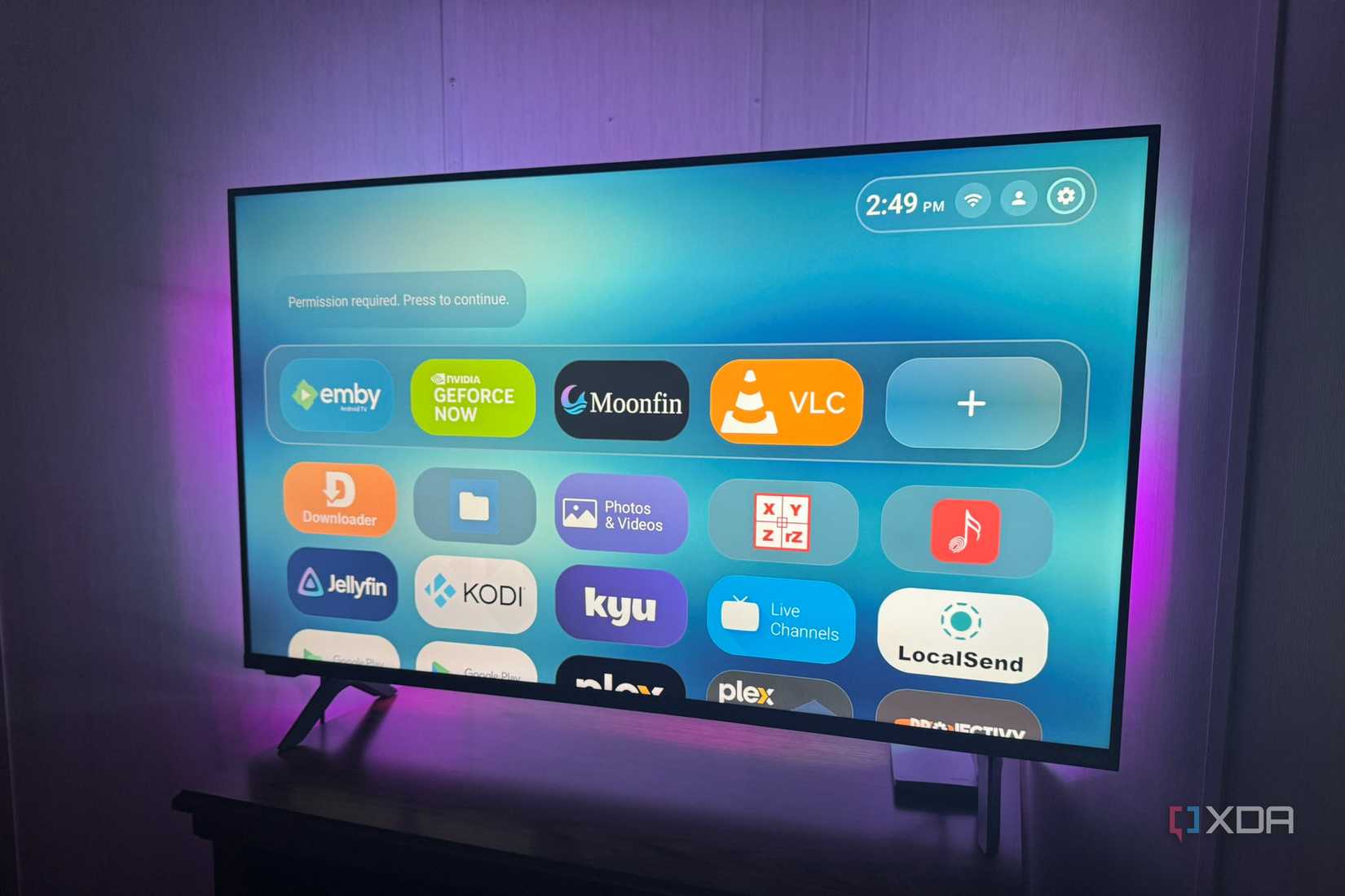 Monet Launcher працює на Google TV